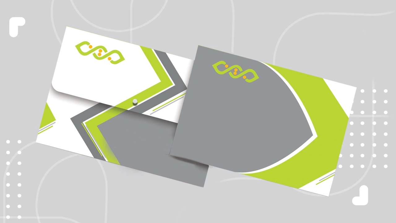 طراحی رایگان پاکت اداری