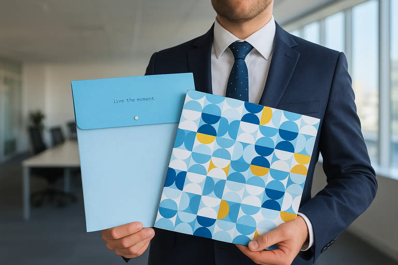 پوشه دکمه دار