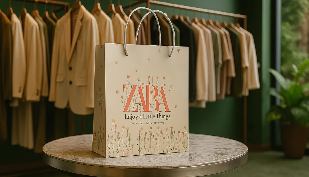 خرید ساک دستی کادویی طرح Zara