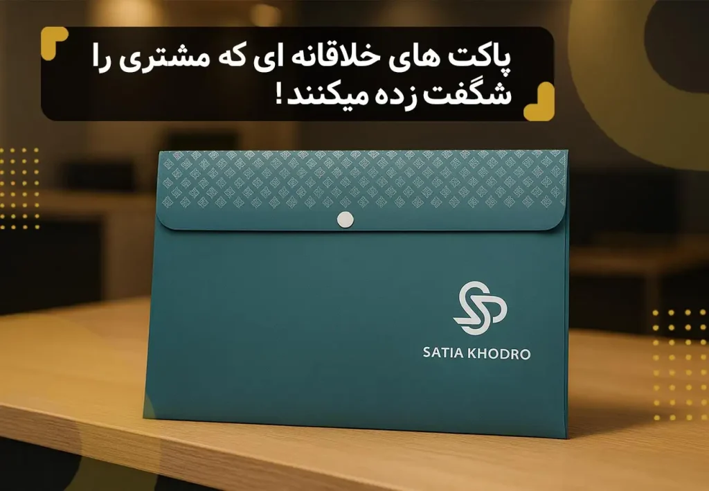 پاکت‌ های خلاقانه ‌ای که مشتری را شگفت‌ زده می‌کنند!