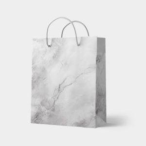 خرید ساک دستی کادویی طرح مرمری