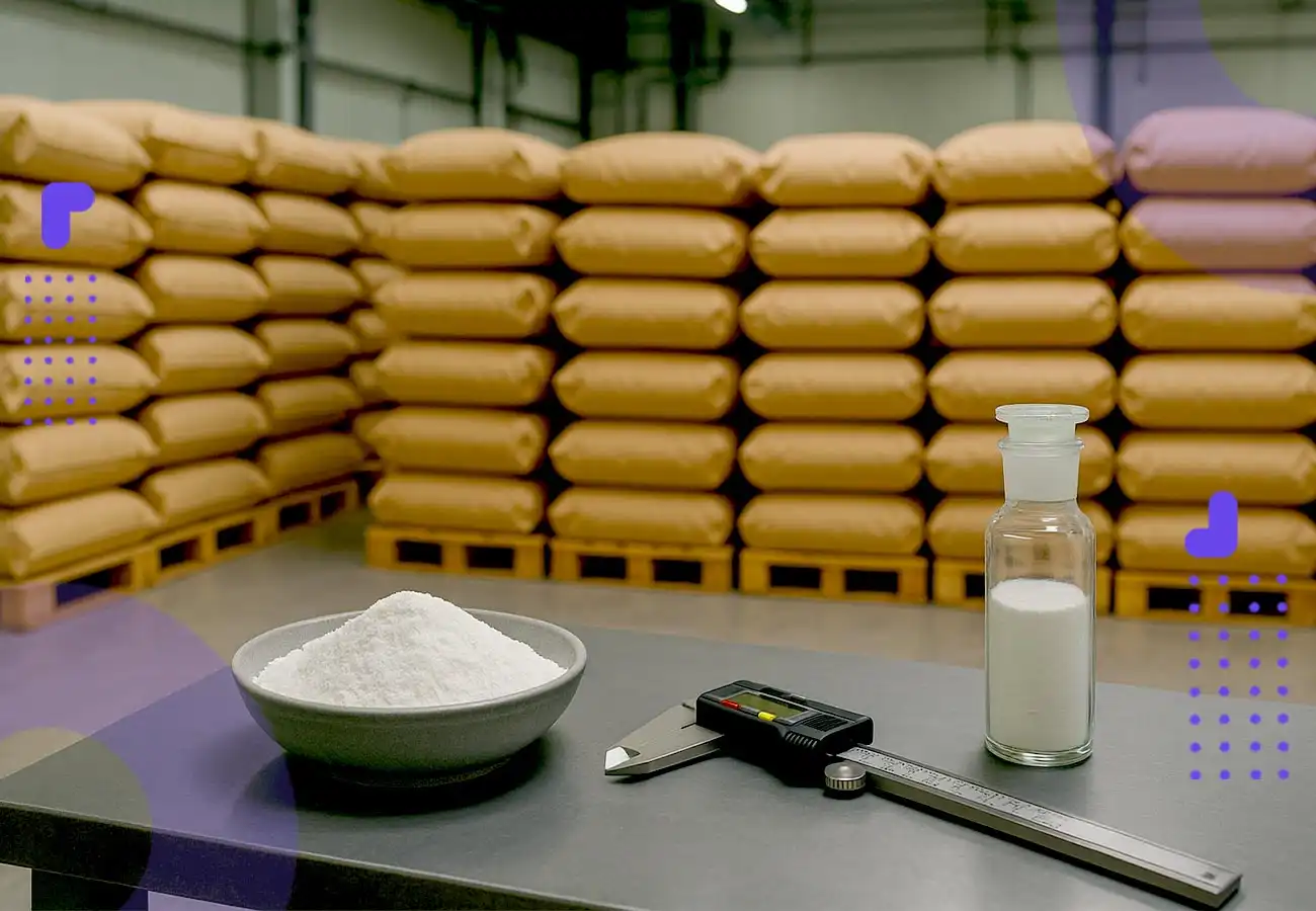 کلسیم کربنات جمع آوری شده و بسته بندی آنها برای تولیدات گسترده گسترده 