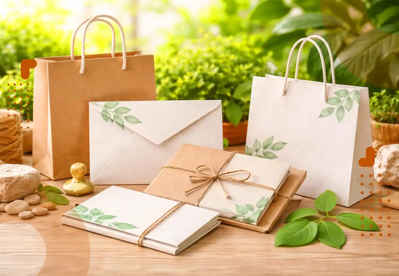 نقش کاغذ سنگی در صنعت طراحی و چاپ پاکت