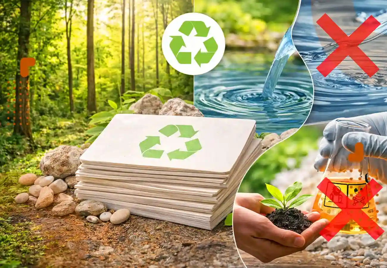 مزایای محیطزیستی بازیافت کاغذ سنگی